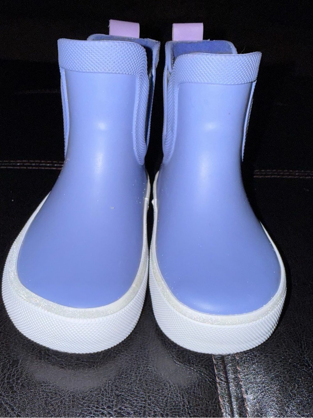 Western Chief Kids Chelsea Rain Boots in Light Purple and Pink Pull Tab